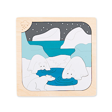 2重パズル・アイス＆ホット：おもちゃ：百町森