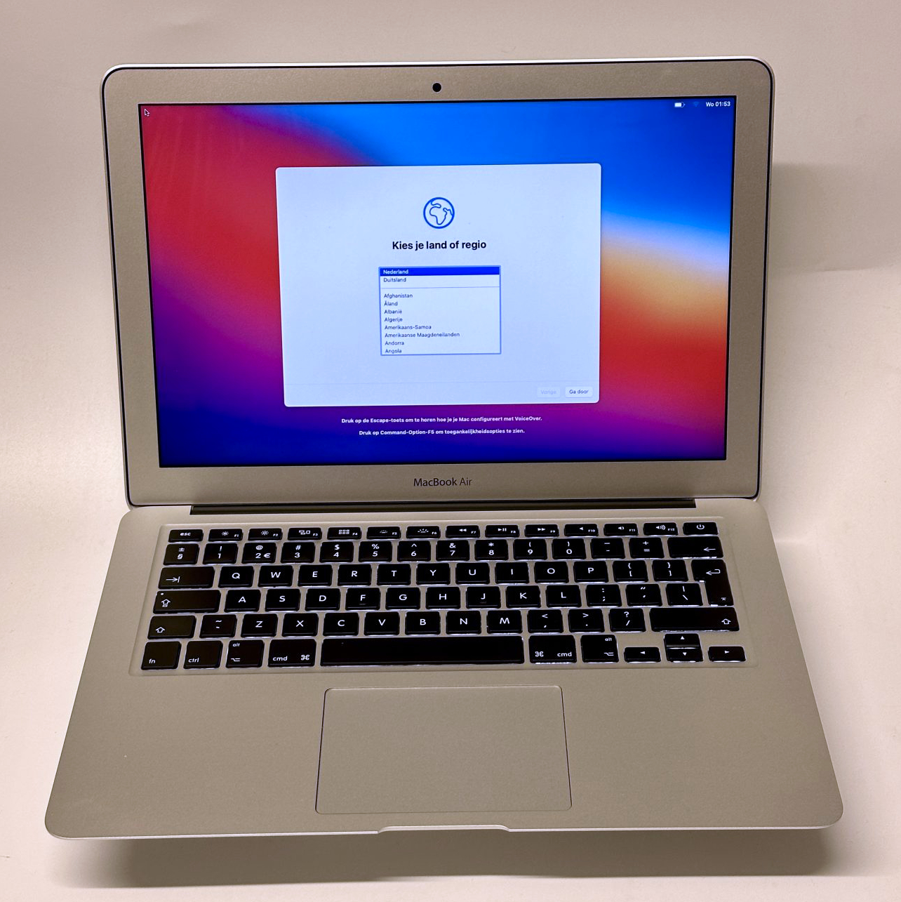 MacBook Air 13 inch (2017) i5 2-core 1.8 GHz, 8GB, 256GB SSD - I