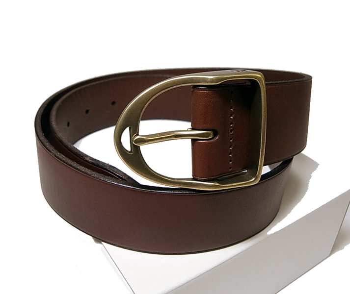 ラルフ ローレン ベルト メンズ レザー （ダークブラウン）40インチ
