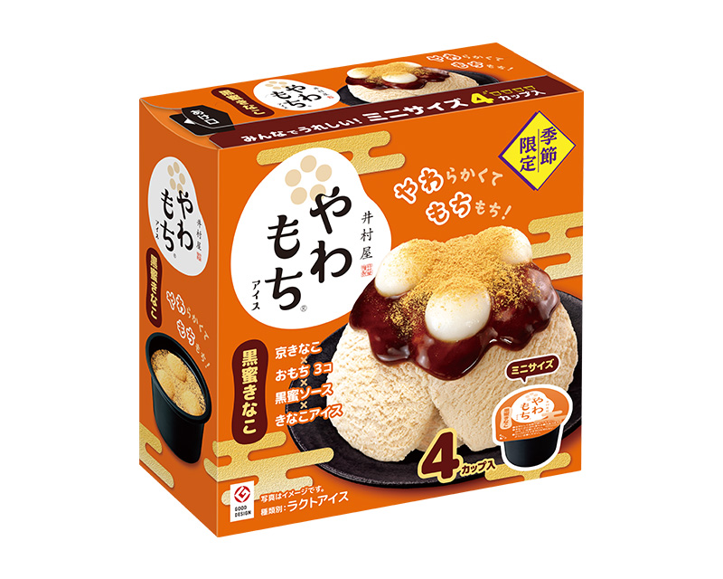 BOXやわもちアイス 黒蜜きなこ | 商品情報 | 井村屋株式会社