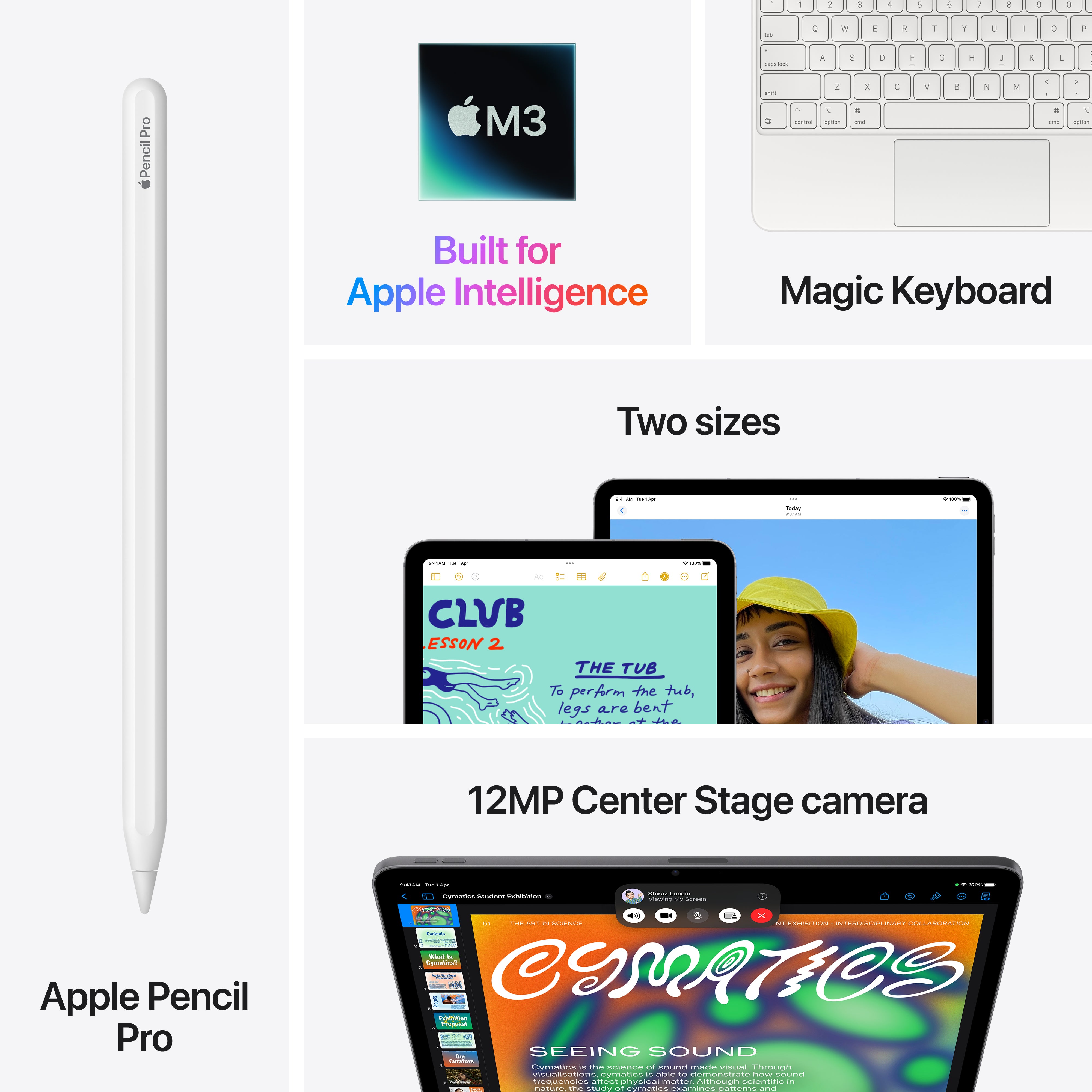 13-inch iPad Air Wi-Fi + Cellular 256GB - Space Grey (M3