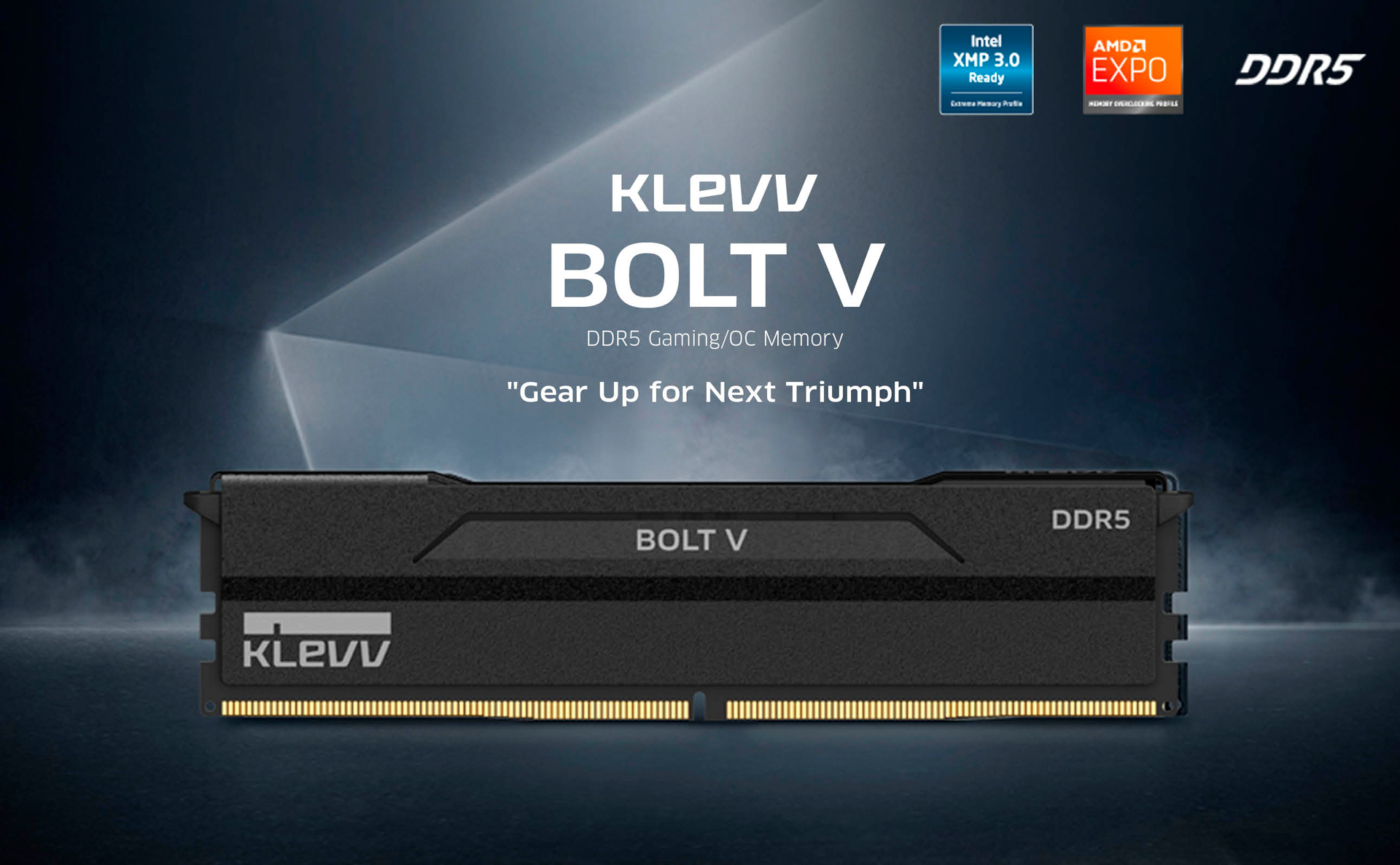 KLEVV BOLT V 32GB (2x16GB) | DDR5 DRAM 6800MHz | CL34 Memory KIT