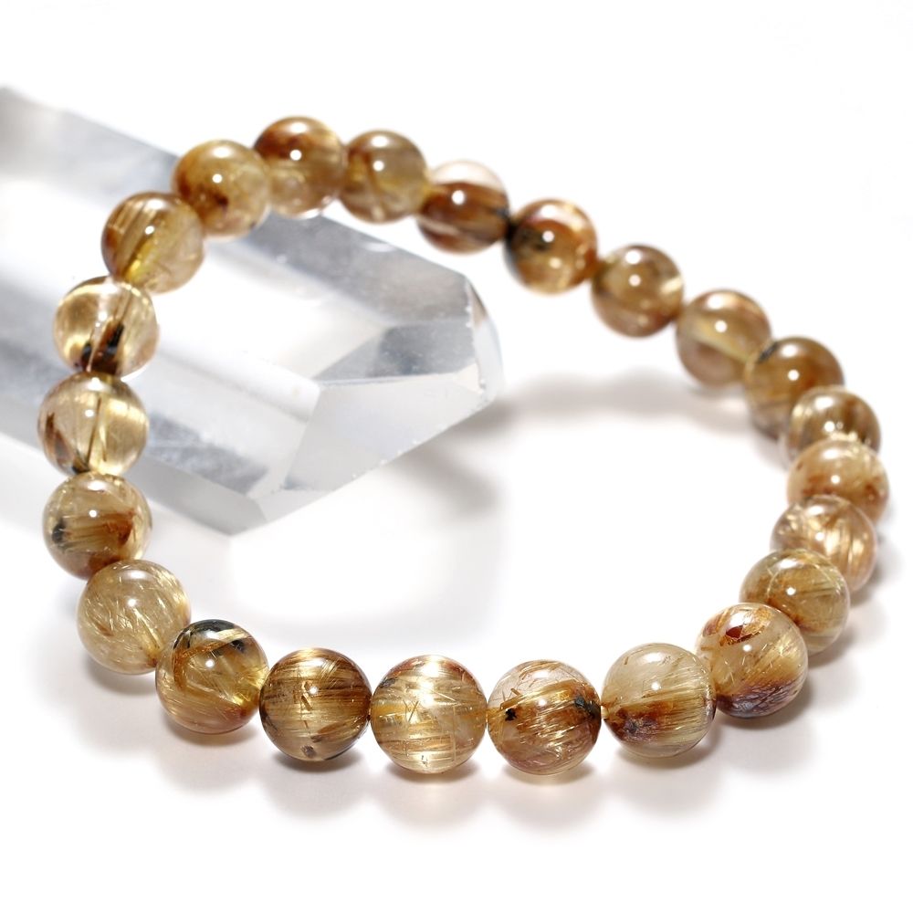 特別価格/高品質]キャッツアイルチルクォーツブレスレット/ヘマタイト