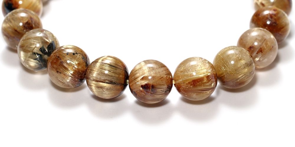 特別価格/高品質]キャッツアイルチルクォーツブレスレット/ヘマタイト