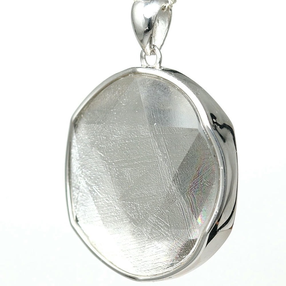 個別撮影/XLサイズ26-27mm]ギベオン隕石ヘキサゴンペンダントトップ