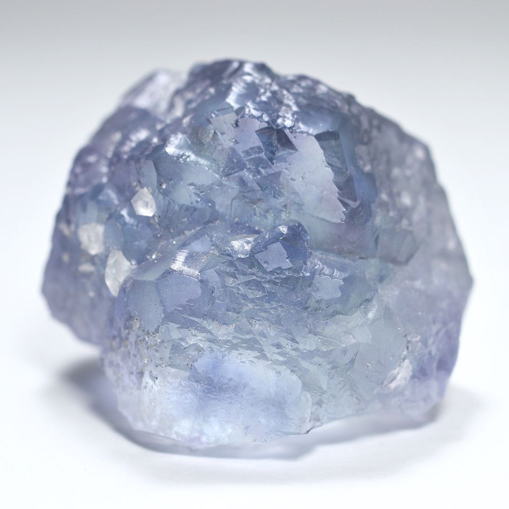 中国/福建省産ライトブルーフローライト結晶原石（天然蛍石/87.0g