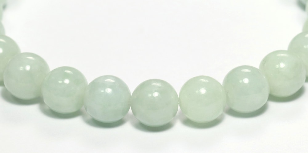 セミオーダー]ミャンマー産本翡翠ブレスレット（約8mm玉） - 埼玉県