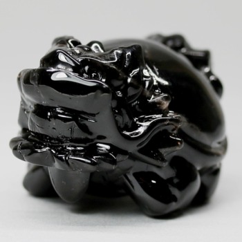 モリオン（黒水晶）ロングイ（龍亀） - 埼玉県吉川市の天然石専門店