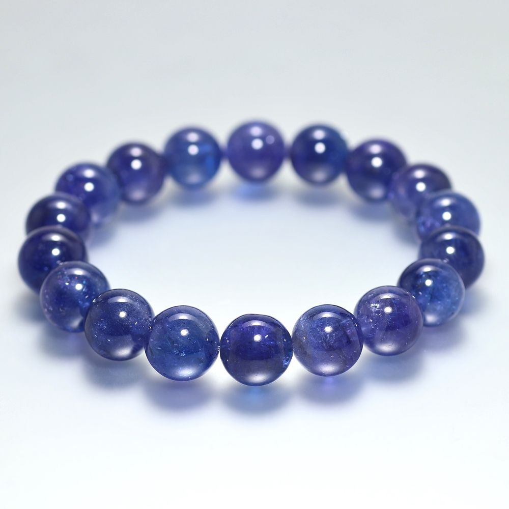 高品質++]タンザナイトブレスレット（約11.5mm玉） - 埼玉県吉川市の