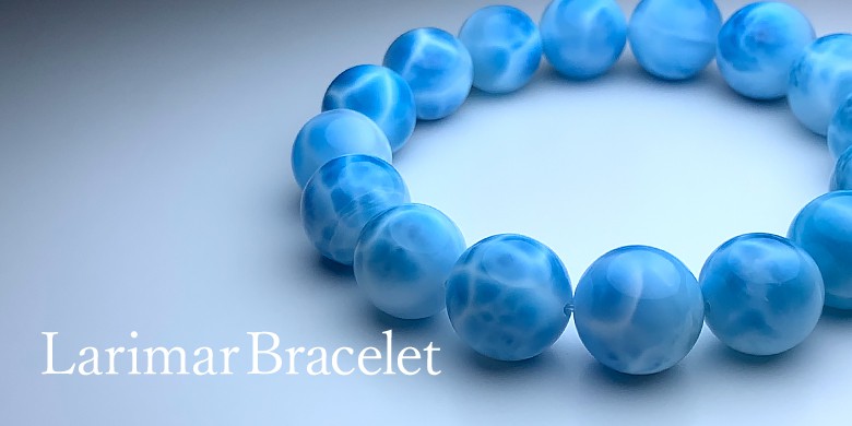 ラリマーブレスレット - 埼玉県吉川市の天然石専門店・水晶