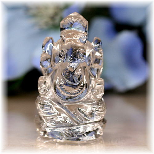 ガネッシュヒマール産]ヒマラヤ水晶ガネーシャ像 - 埼玉県吉川市の