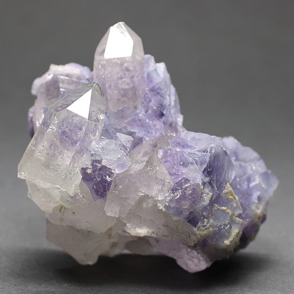 希少共生石！中国/湖南省]瑶崗仙鉱山(ヤオガンシャン)産フローライト