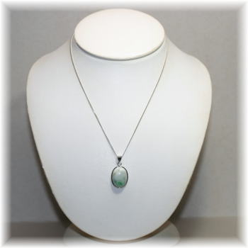 糸魚川産] 天然翡翠ペンダントトップ（シルバー925） - 埼玉県吉川市の