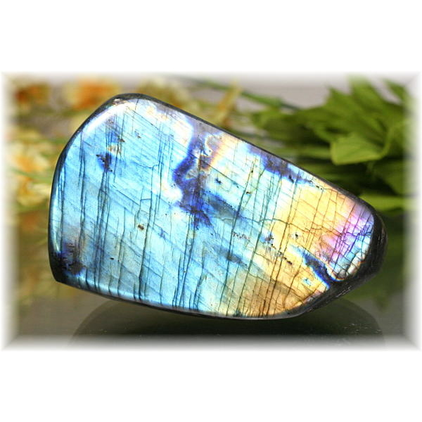 マダガスカル産]ラブラドライト磨き原石（置物） - 埼玉県吉川市の