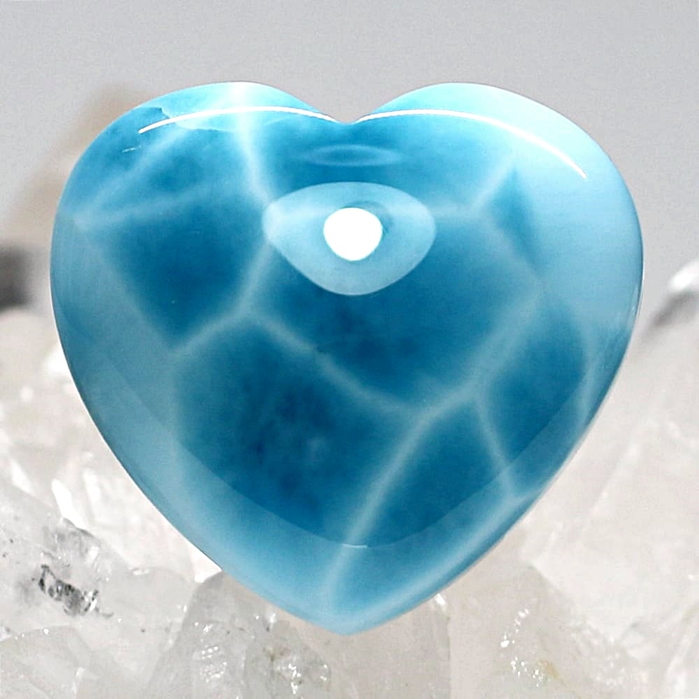 高品質++]ドミニカ共和国産ラリマールース（ハート型） - 埼玉県吉川市