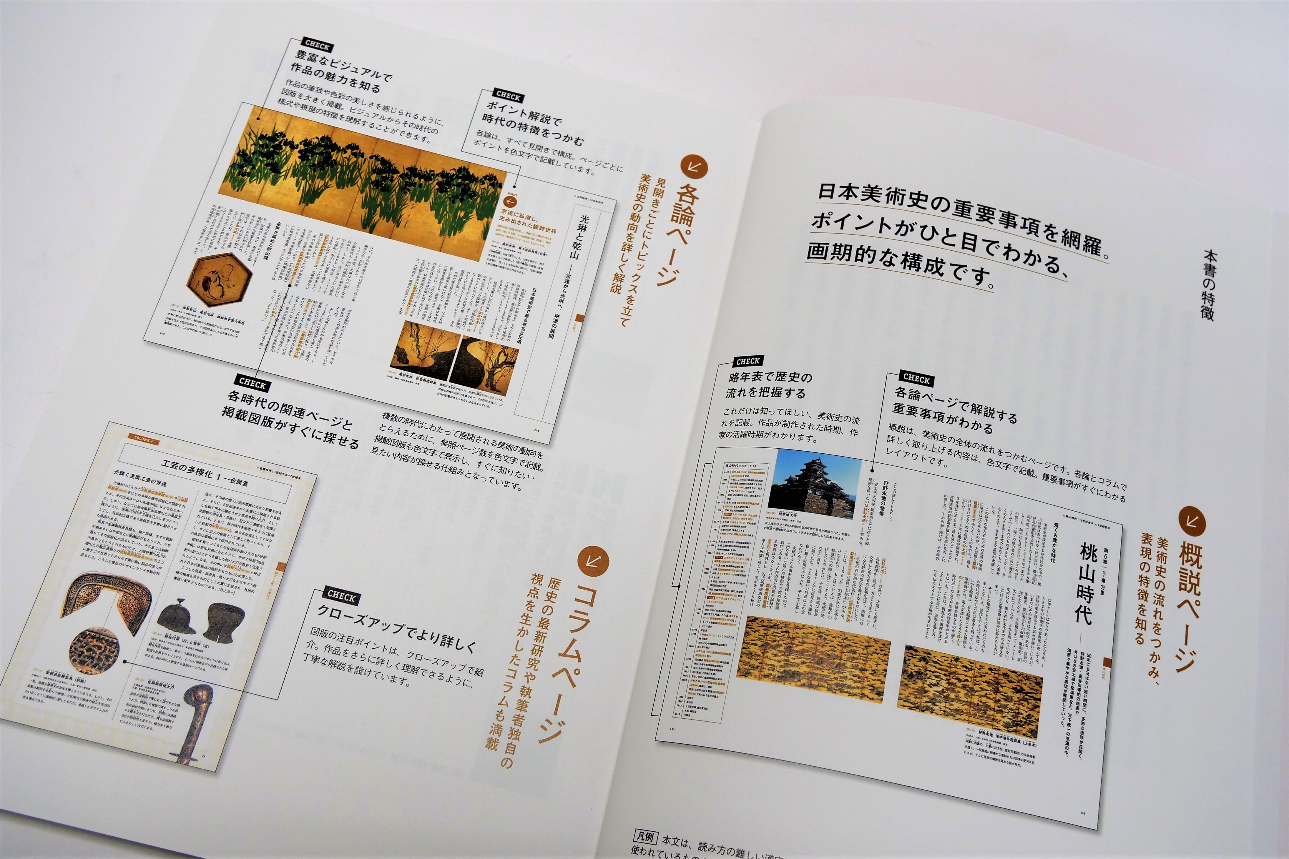 第一線の研究者による最新の日本美術史！ポイントになる色は派手目な