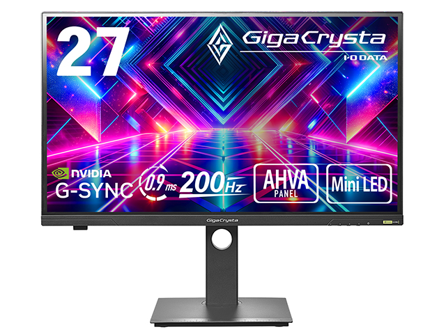 EX-GDQ271JLAQ | Mini LED採用 200Hz＆WQHD対応広色域27型ゲーミング