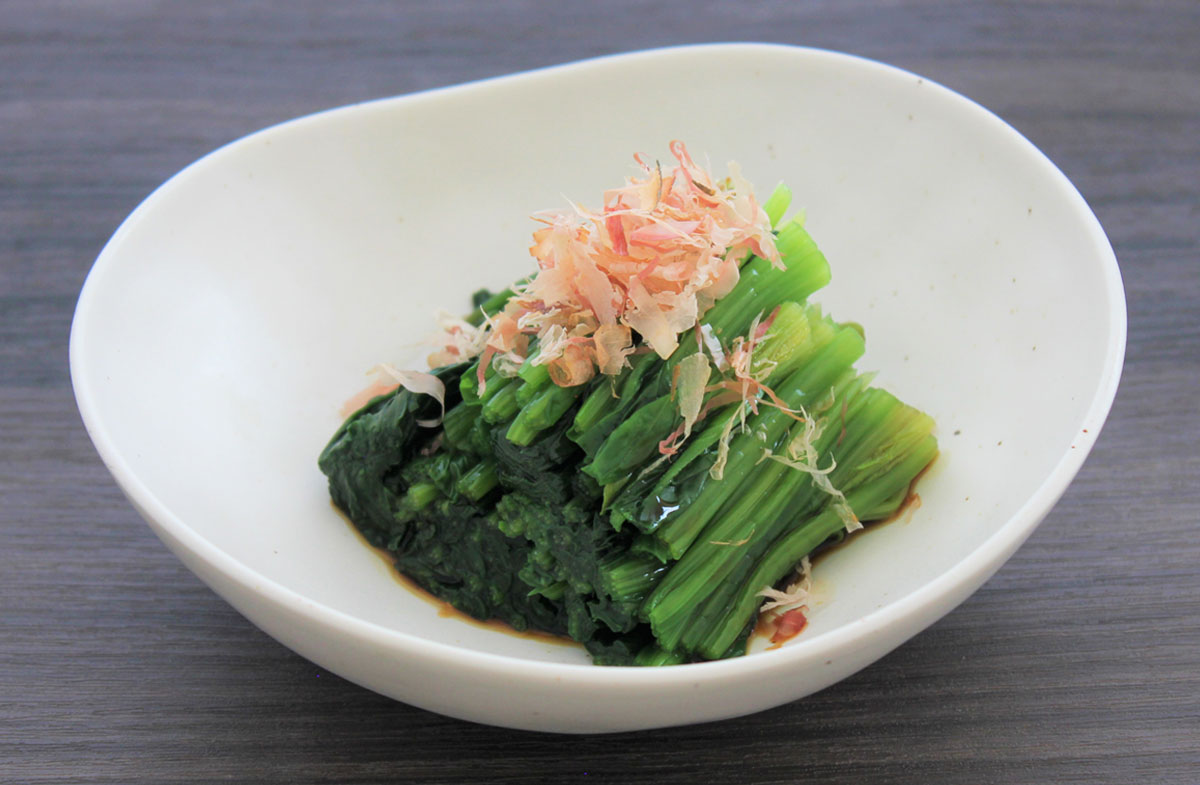 ほうれん草のおひたし | スマイルレシピ | イチビキ 公式サイト