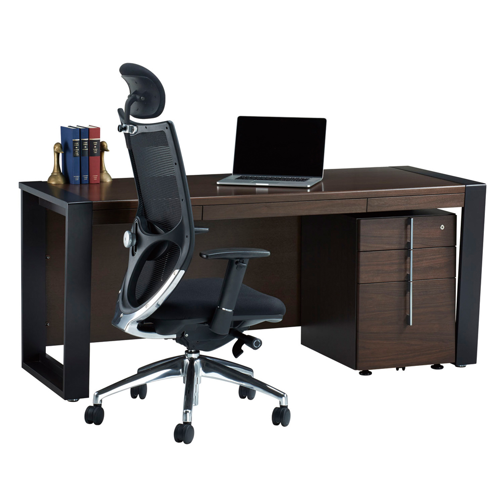 デスク「テリトリー」ウォールナット材突板 TW色 全2サイズ | 【公式