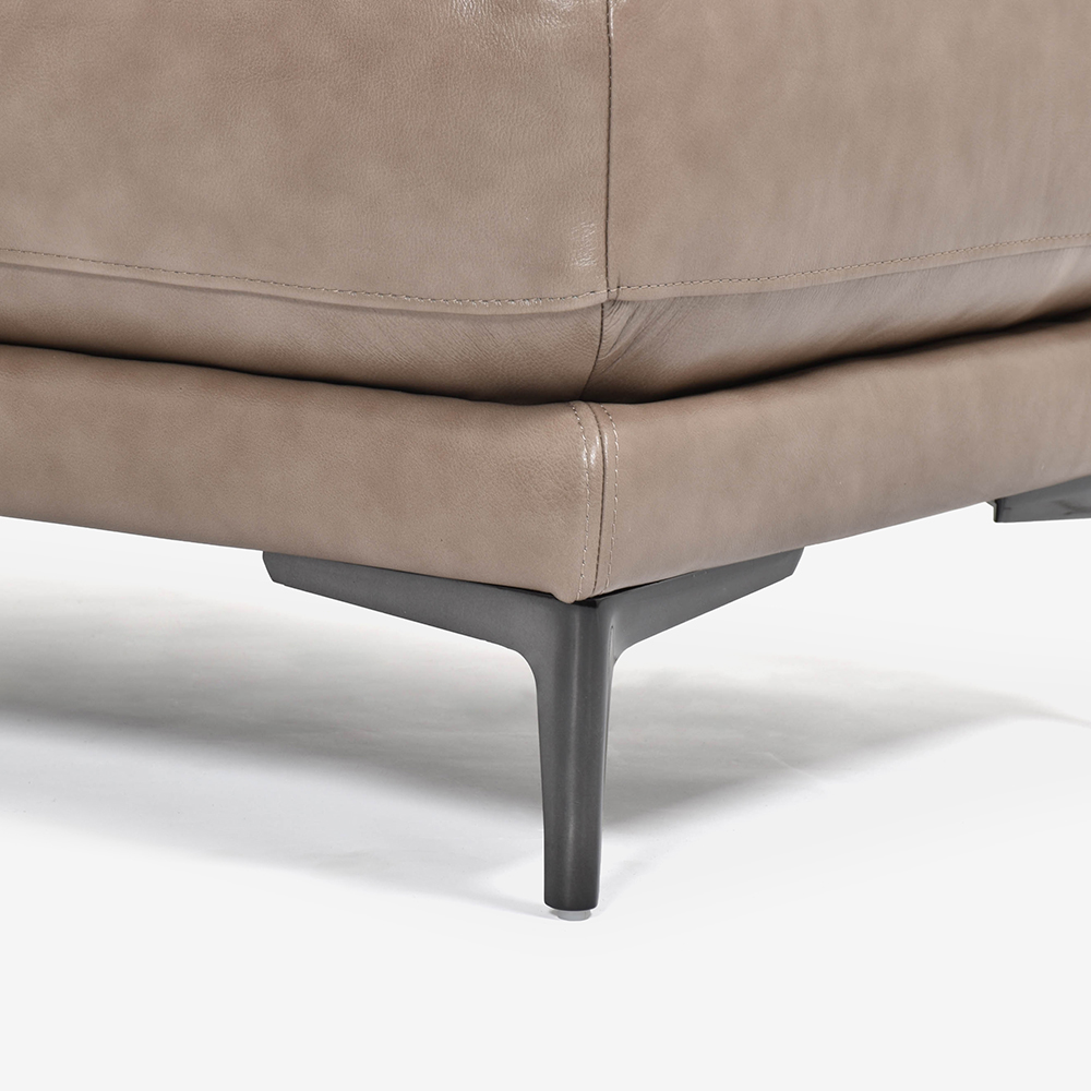 オットマン「L/S 68（エルエス68）」革ストーングレー色 #FP/S-620E