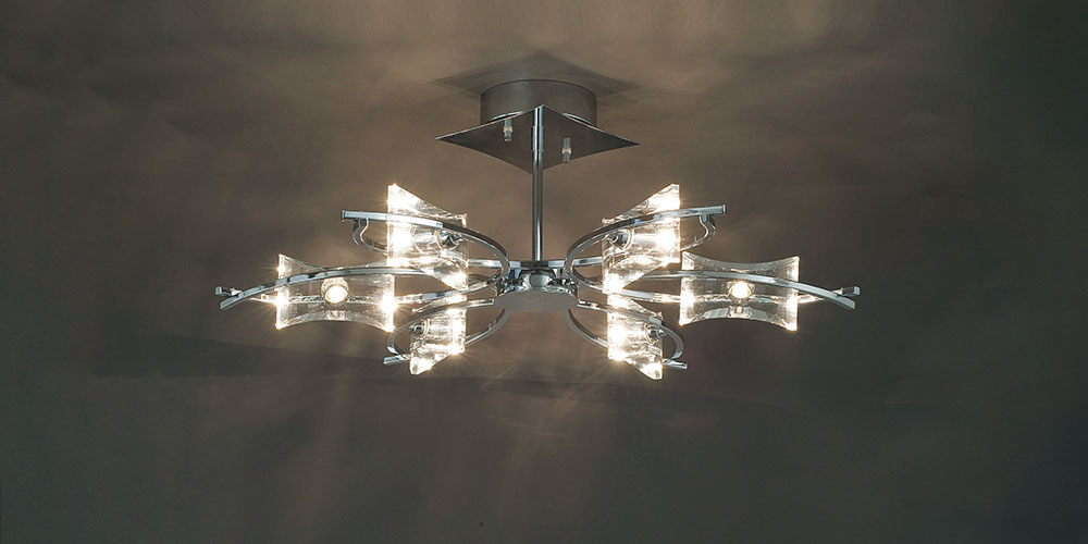 シャンデリア「MAN-0885LN/6」約6畳用 ランプ別売【次回入荷未定