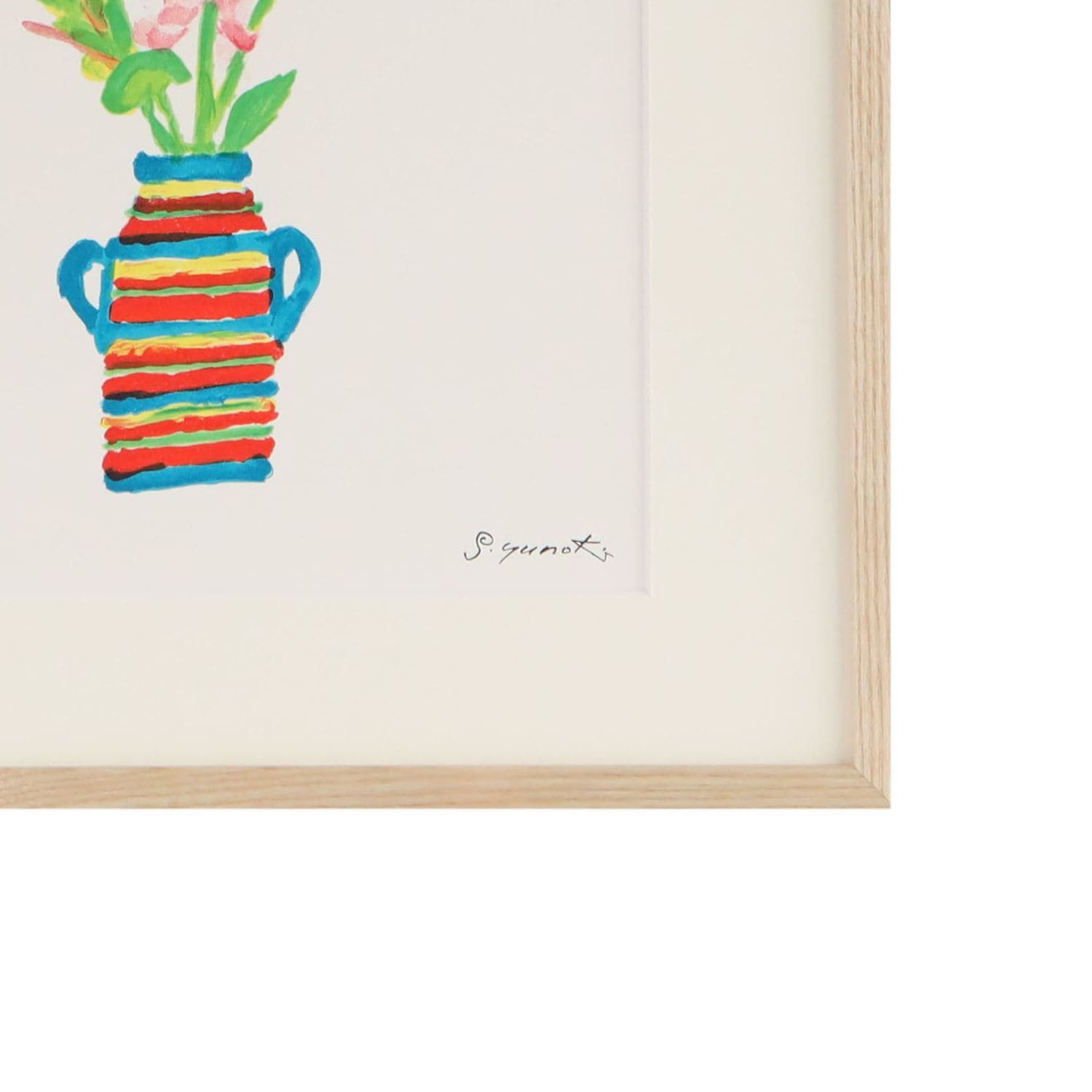 エディション】 柚木沙弥郎 「FLOWER」 1st Edition｜版画・シルク