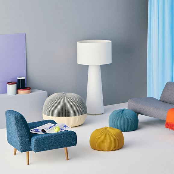 PUUF Cover White×Black MIX｜1人掛け｜IDEE SHOP Online