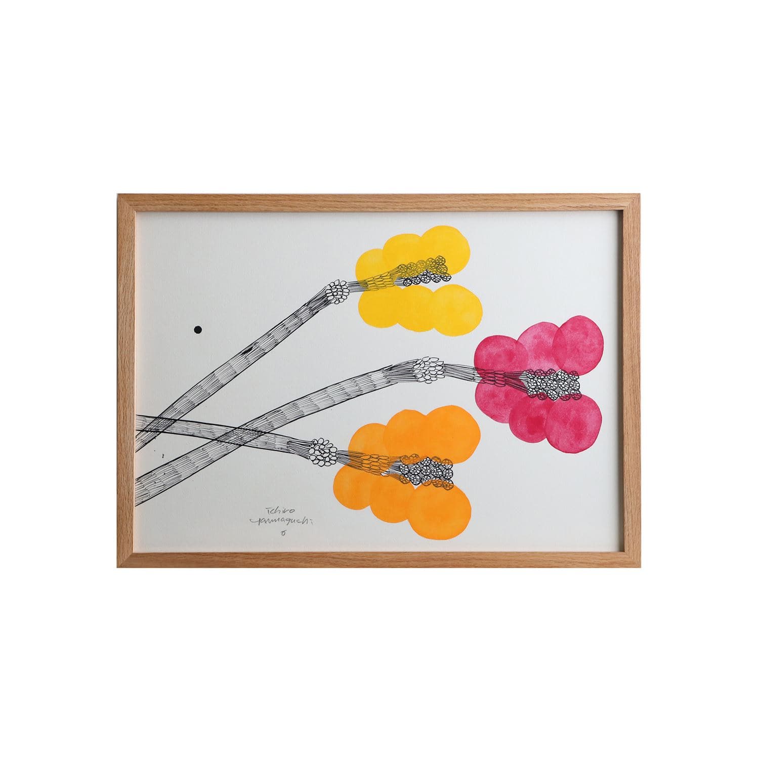 山口一郎暖色系原画2025年IDEE hanataba