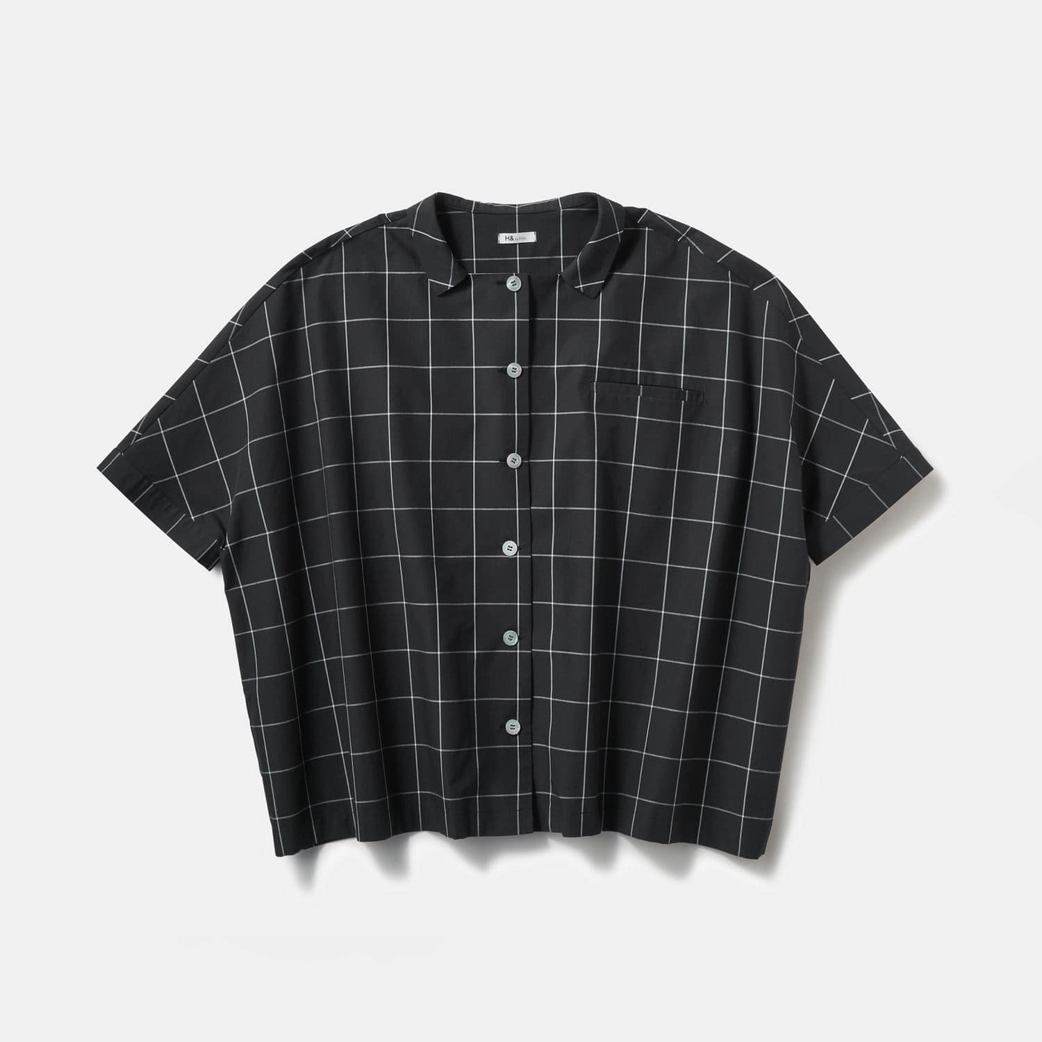 ☆H& by POOL Wide Shirt Black Windowpane｜これまでに販売した商品