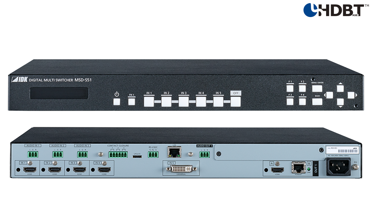 MSD-S51 デジタルマルチスイッチャー | 株式会社アイ・ディ・ケイ