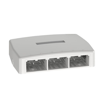 JOQ60000 6ポートローゼット空BOX: ネットワーク・電気工事材料