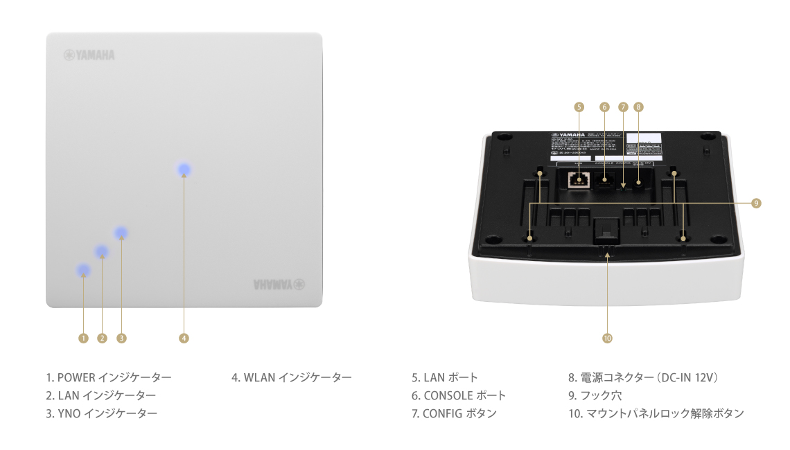 WLX222(W) 無線LANアクセスポイント: 通信機器ネットワークLAN配線