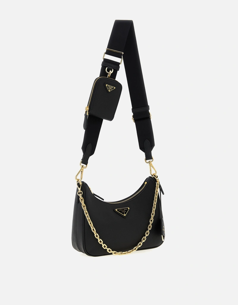 Prada プラダ Re-Edition 2005 カーフスキンレザー ショルダーバッグ