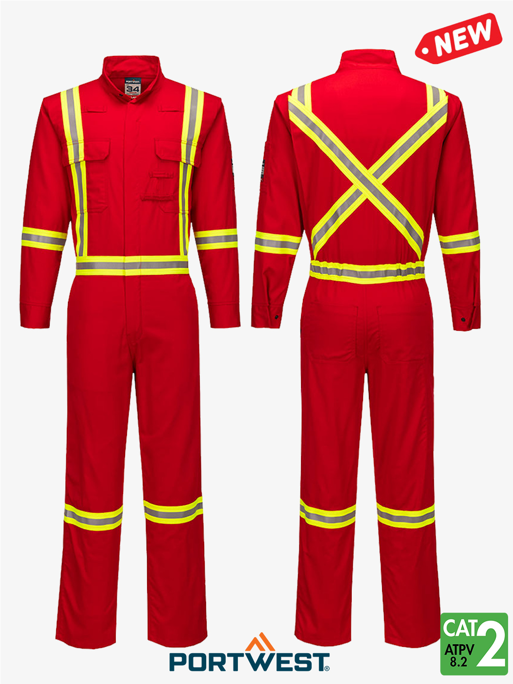 Bizflame® 88/12 2” Xtra 7 oz FR Royal Blue Coverall | IFR Workwear