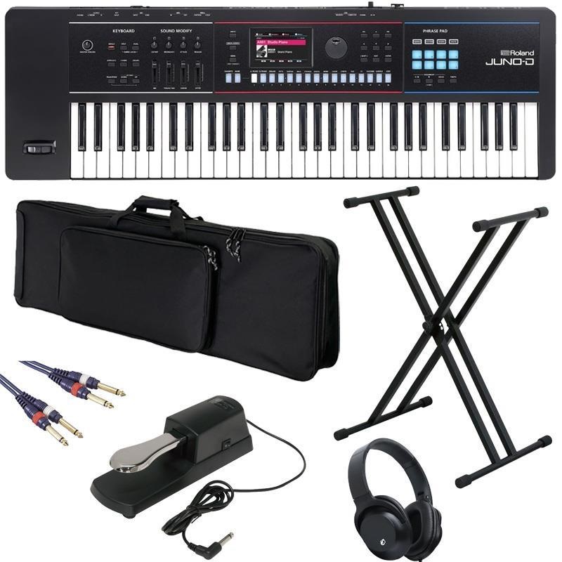 Roland JUNO-D6 ～必要最低限☆お手軽セット～ 61鍵盤【kbdset