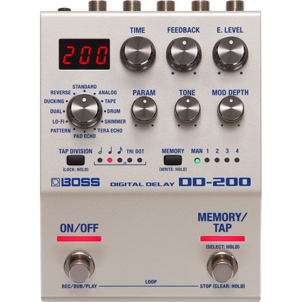 BOSS DD-200 [Digital Delay] ディレイ ボス ｜イケベ楽器店オンライン