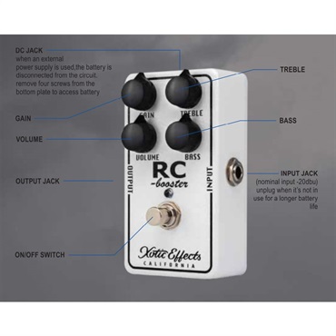 Xotic RC Booster Classic (RCB-CL) （アールシーブースター
