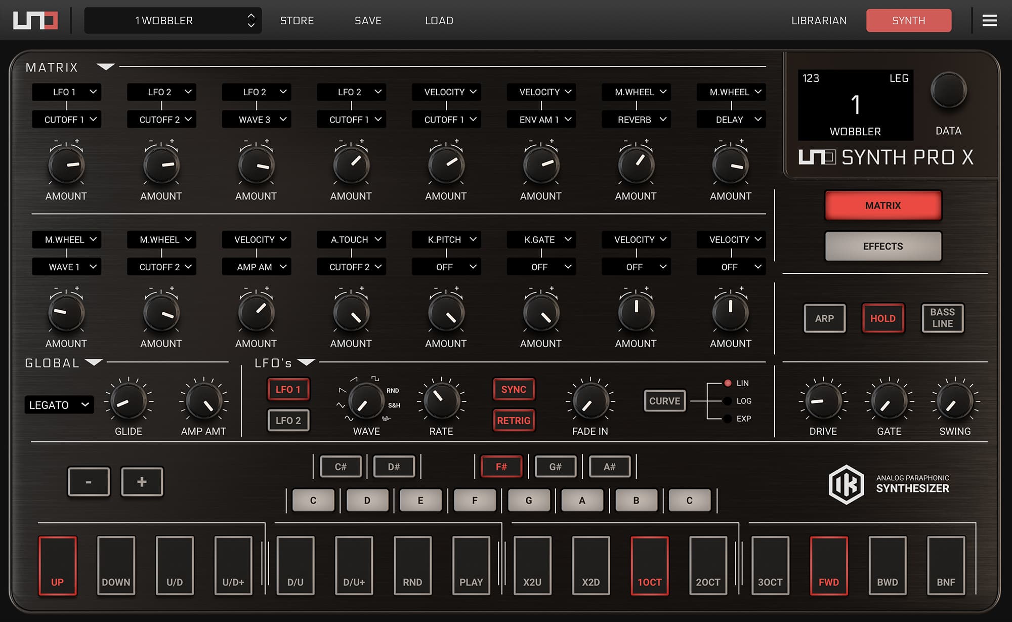 UNO Synth PRO X - Paraphonic Dual Filter Analog Synthesizer