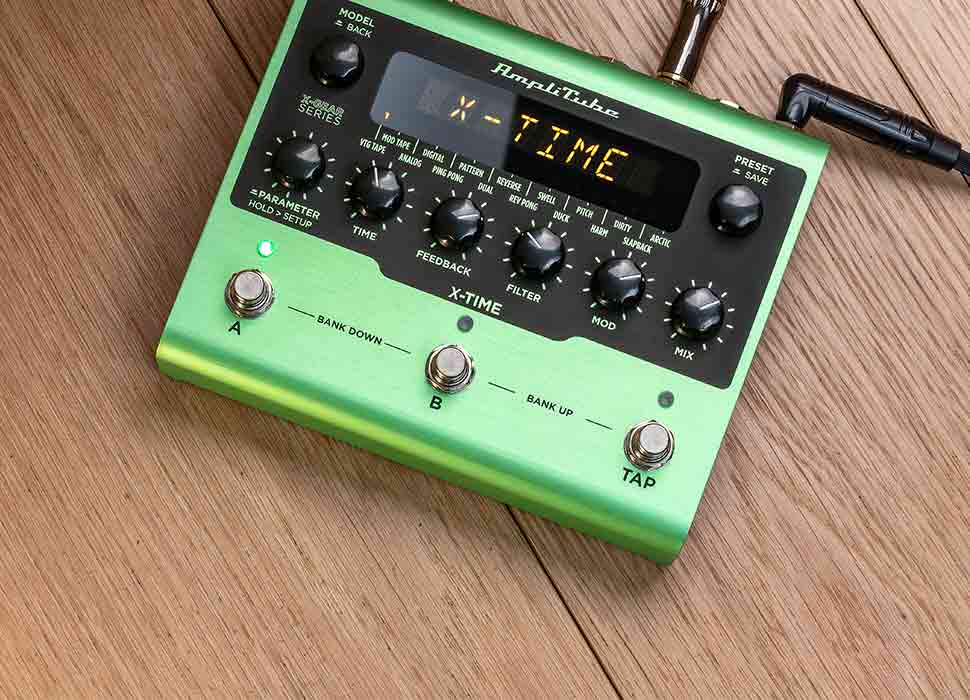 AmpliTube X-GEAR X-TIME delay pedal