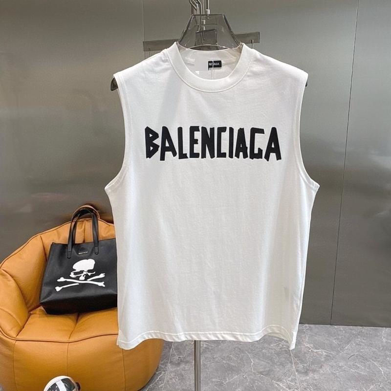 バレンシアガメンズ タンクトップ 流行り ノースリーブ カットソー