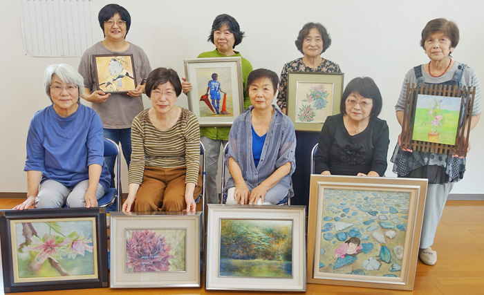 日本画サークル「彩の会同好会」作品展 8日から名張で | 【伊賀タウン