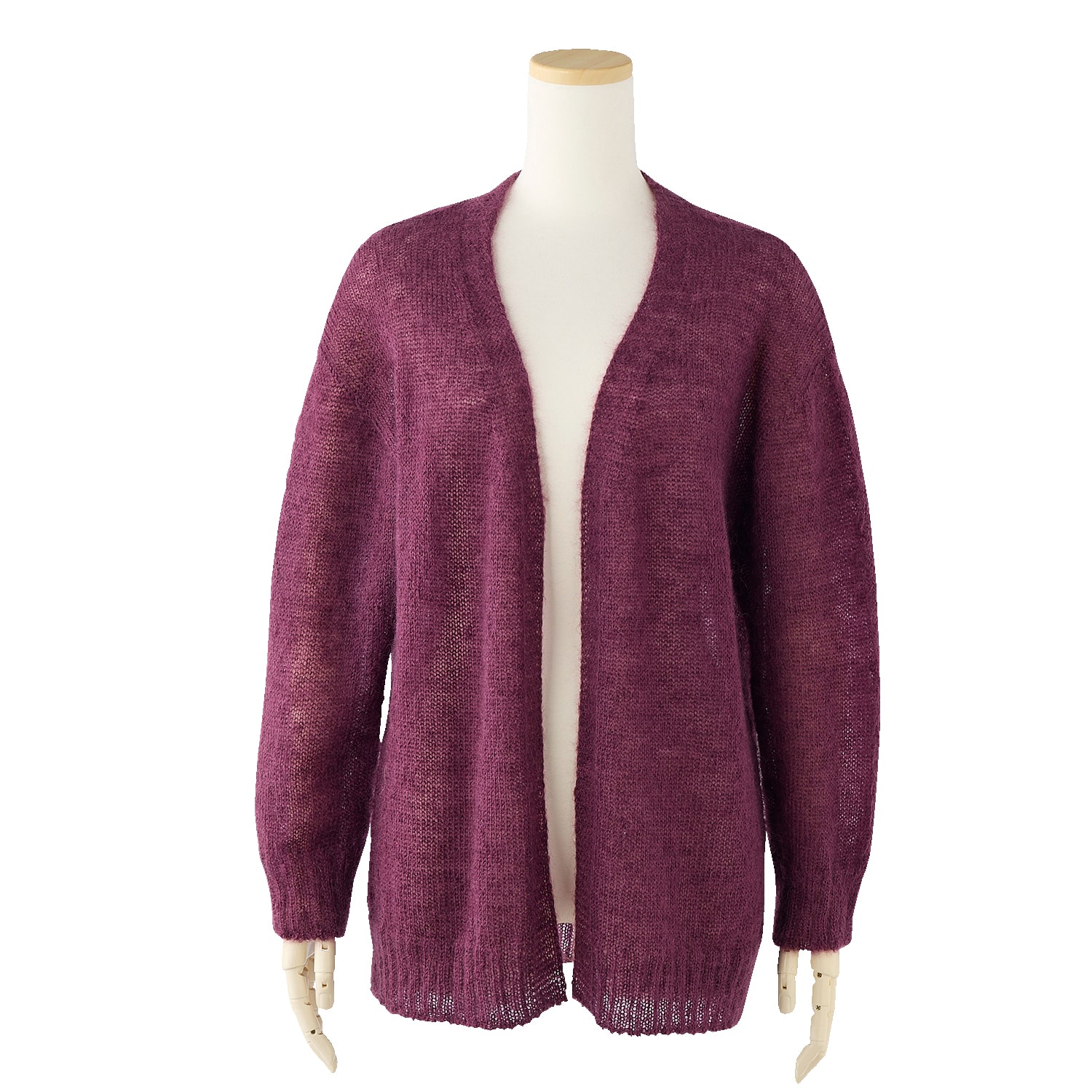 モヘアシルクふんわりカーディガン 『着心地のいい服』通販ショップ