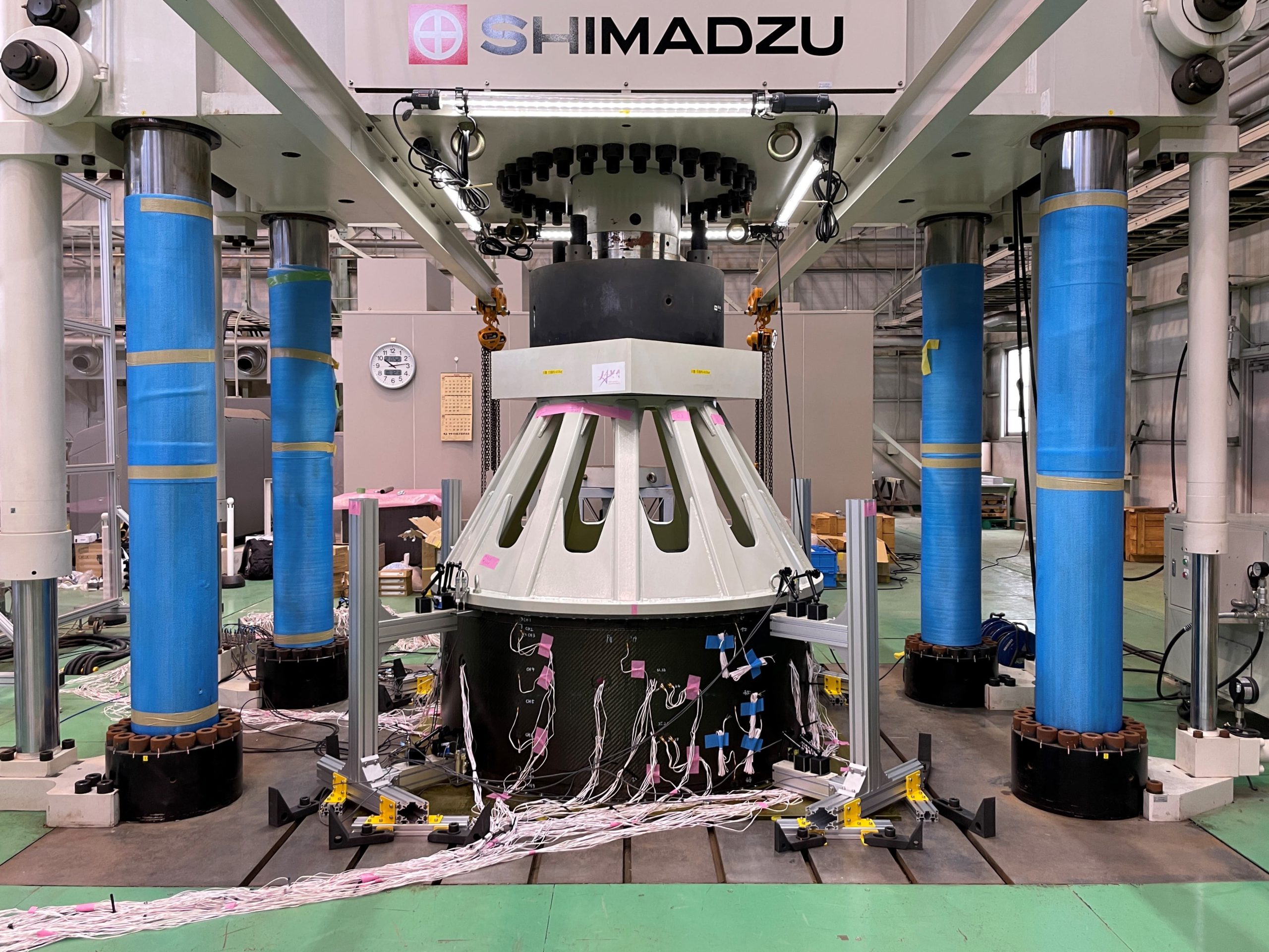 ロケットZEROの胴体構造部エンジニアリングモデル試験を実施しました