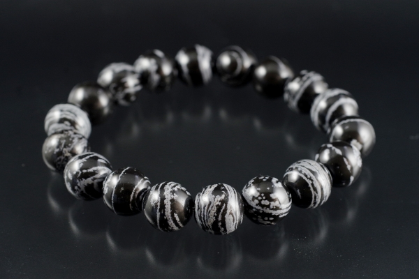 糸魚川産青翡翠ゴムブレスレット 天然石ブレスレット販売 名取貴石