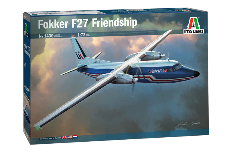 AeroScale :: Italeri 1:72 Fokker F27 中古プラモデル 1/72 FOKKER