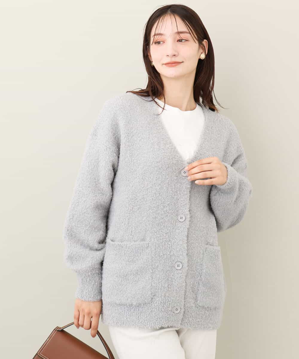 ブークレーニットカーディガン/洗える(カーディガン) | MK MICHEL