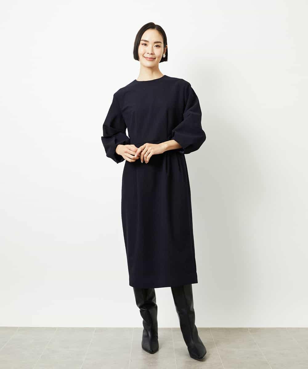 オケージョン/セレモニー］スリーブコンシャスワンピース(ワンピース