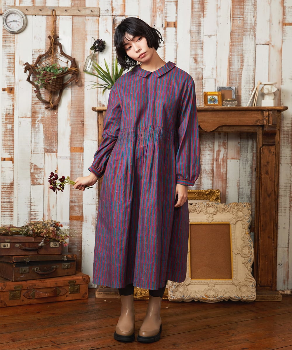 Calle del los Libreros ストライプワンピース(ワンピース