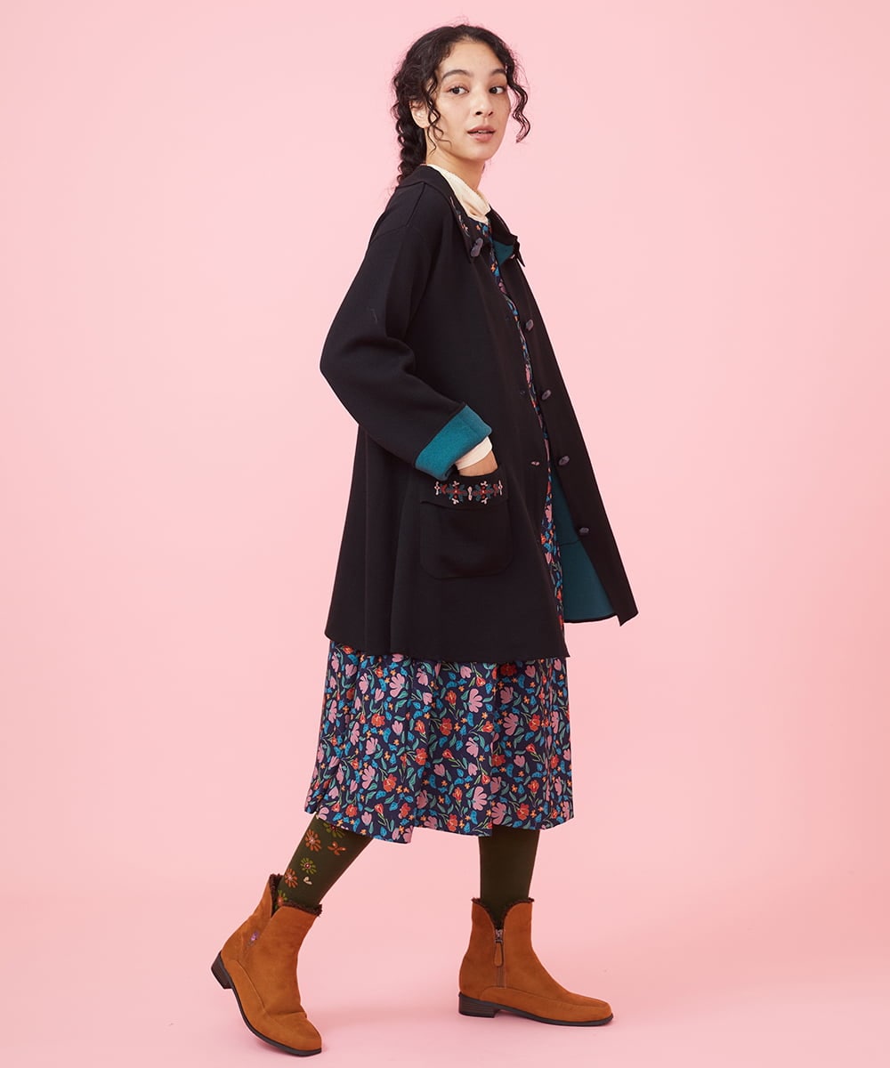 Pestinos フラワープリントノースリーブワンピース(ワンピース