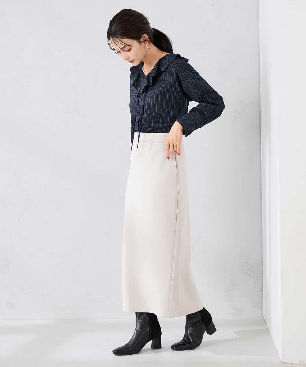 ラッフルフリルストライプブラウス(ブラウス・シャツ) | a.v.v(アー